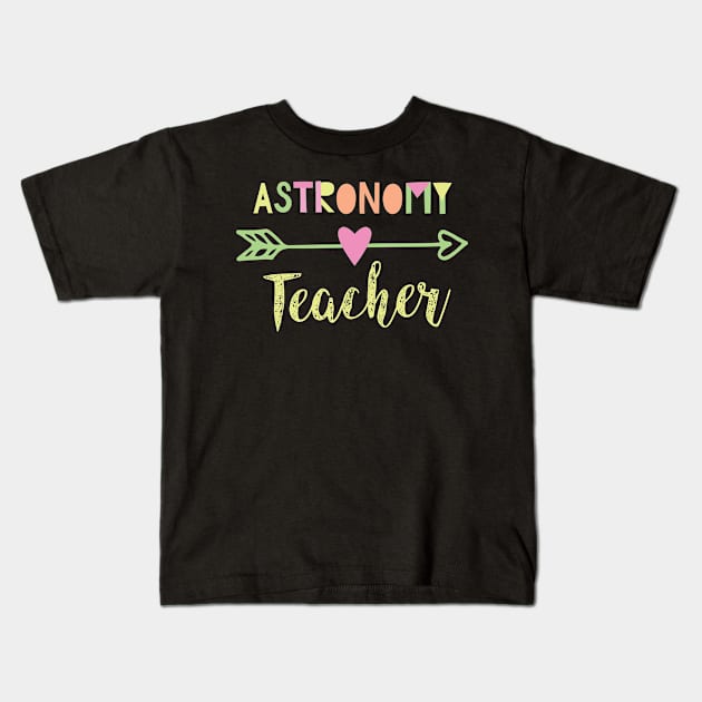 Astronomy Teacher Gift Idea Kids T-Shirt by BetterManufaktur